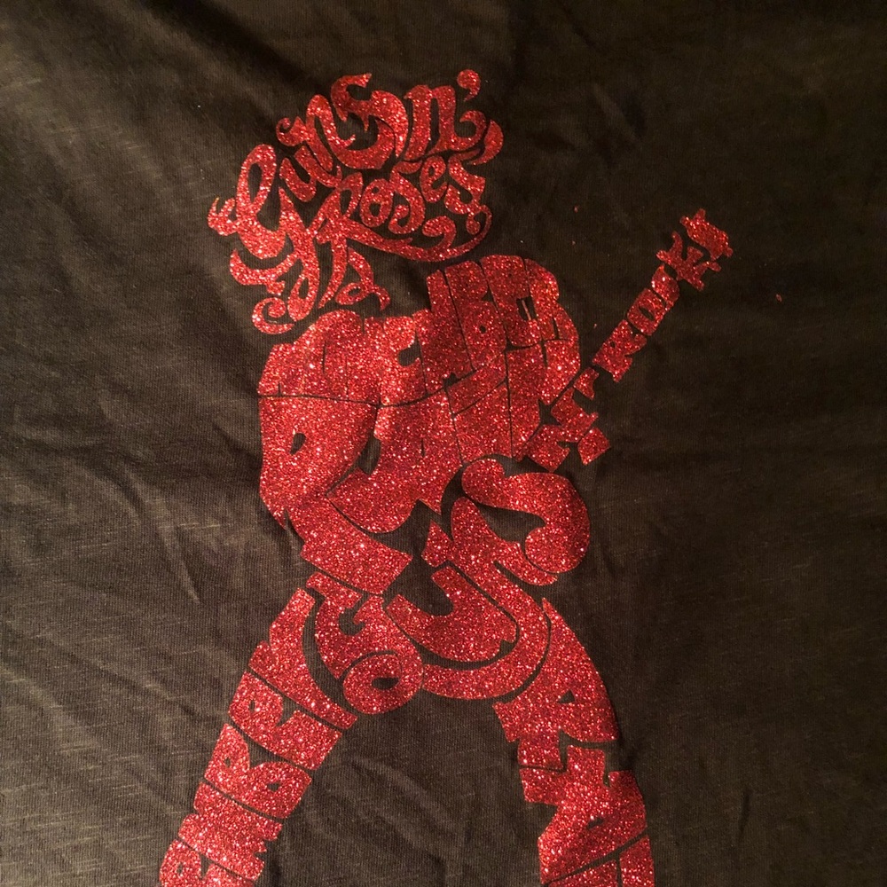 GNR sparkle November Rain T-shirt -